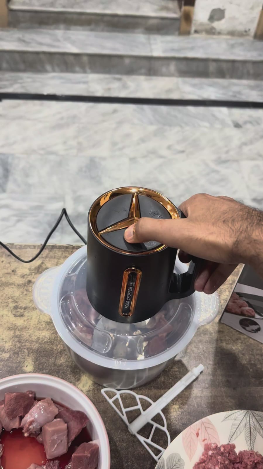 Silver Crest Electric & Manual Food Chopper