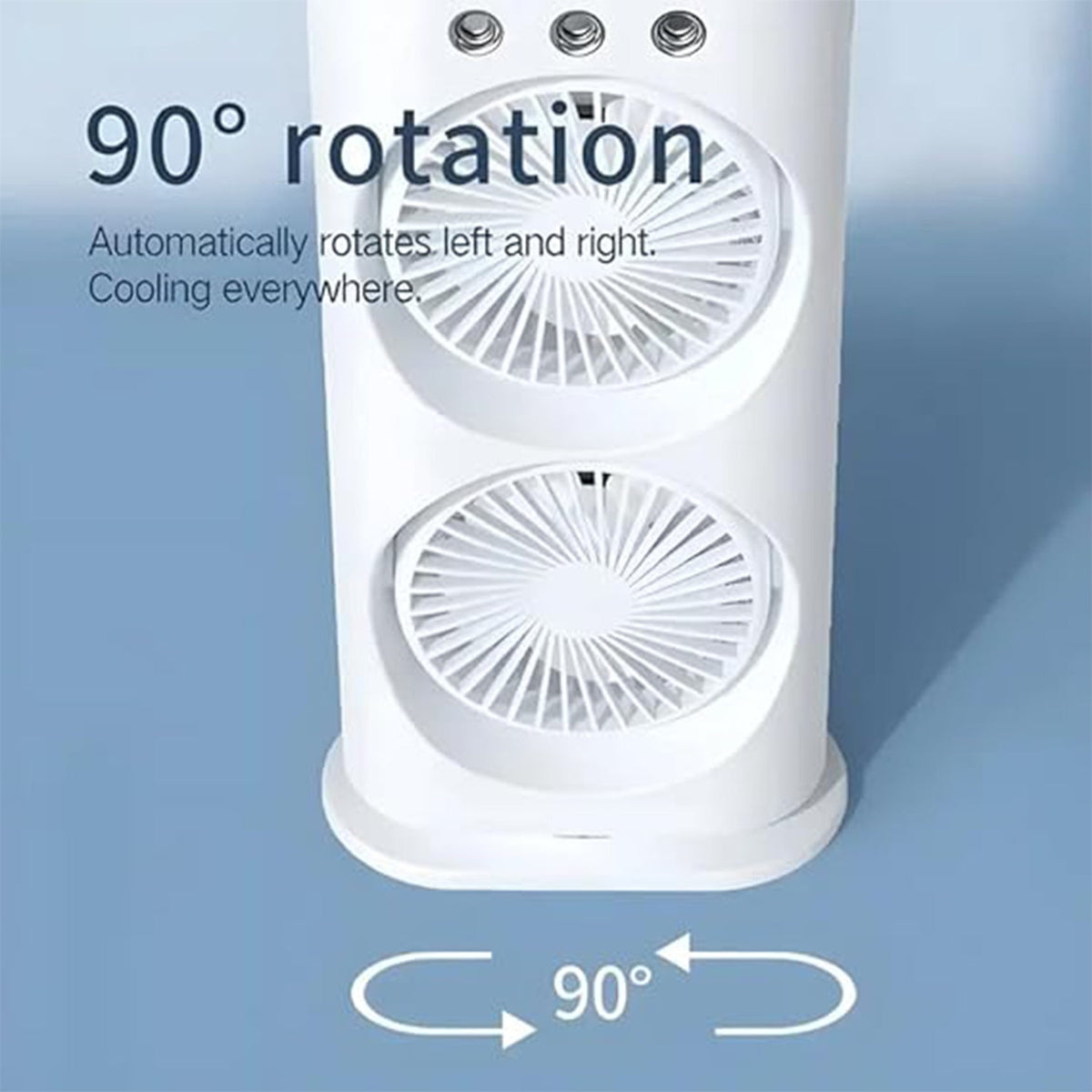 Portable Tower Mist Spray Cooling Fan + Get Special Gift Free
