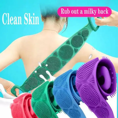 Single Side Bath Towel Silicone Scrubber Buy 1 Get 1 Free!!!