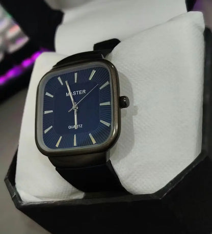 Silver Edge Quartz Master Watch