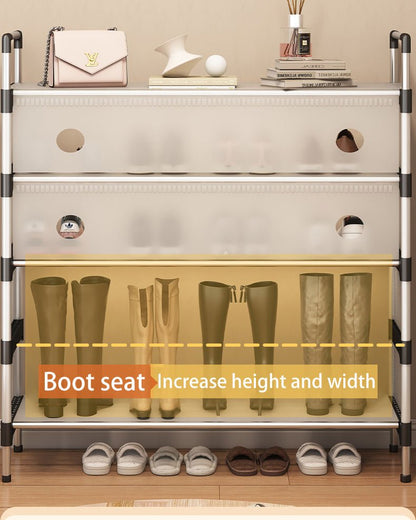 Dustproof Shoe Rack Organizer – 4 to 7 Layer Waterproof Stand for Home