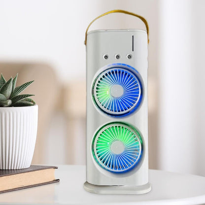 Portable Tower Mist Spray Cooling  Fan + Get Special Gift Free