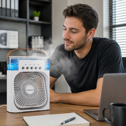 Mist Cooling Fan - Mini Air Cooler | USA Quality