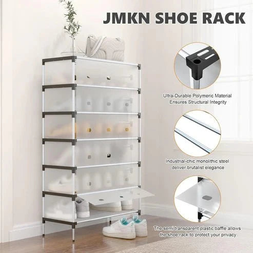 Dustproof Shoe Rack Organizer – 4 to 7 Layer Waterproof Stand for Home