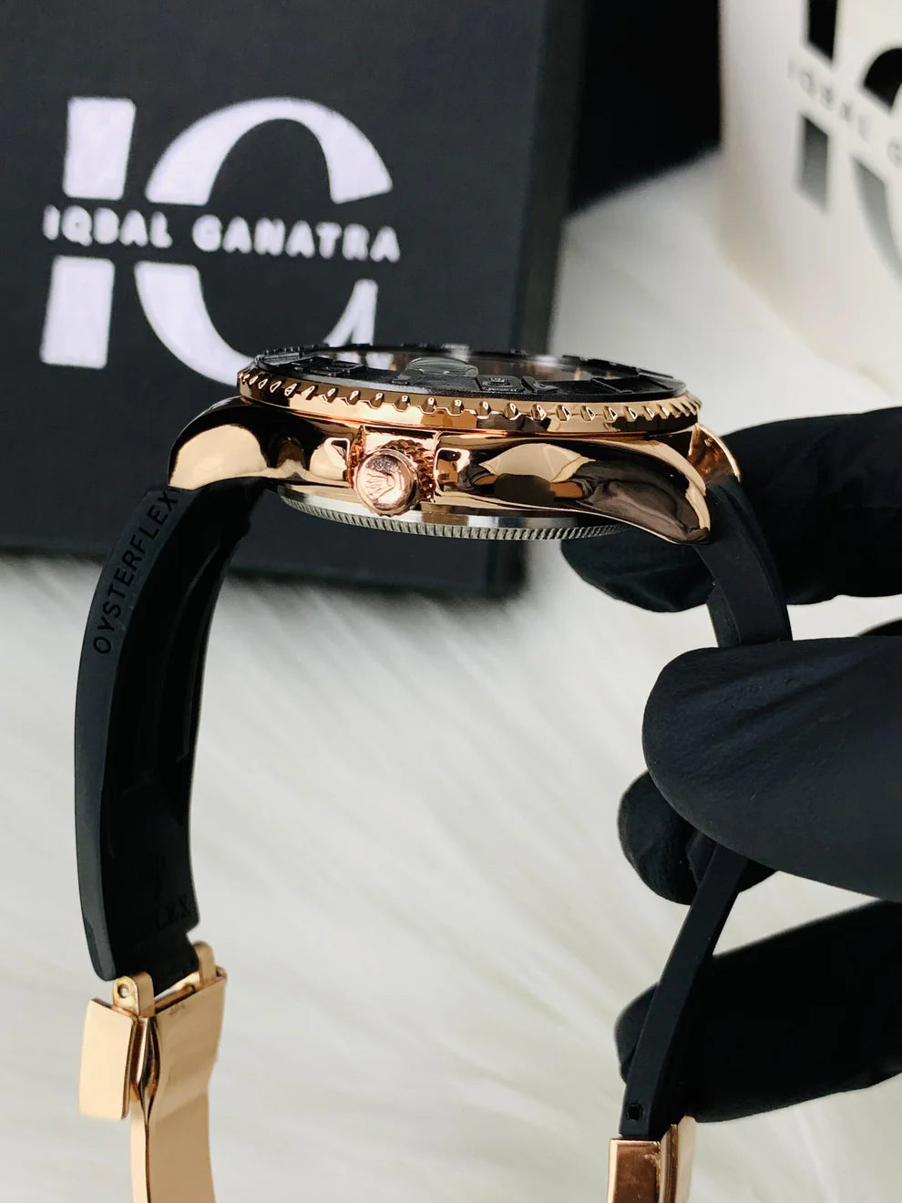Full Black,Golden &Silver  Signature Watch For Men