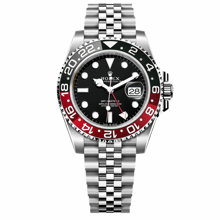 GMT Semi Auto Movement Jubilee Chain | Date Working (Coke)