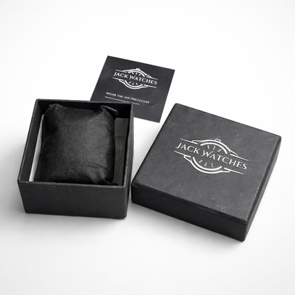 Patek Nautilus Leather Strap Master Lock - Black-Green