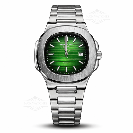 Patek Nautilus Quartz Watch - Green Dial