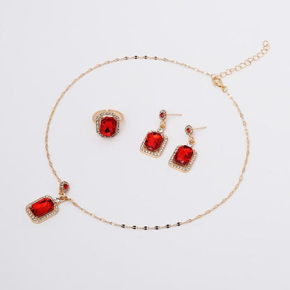Pendant Earrings Ring