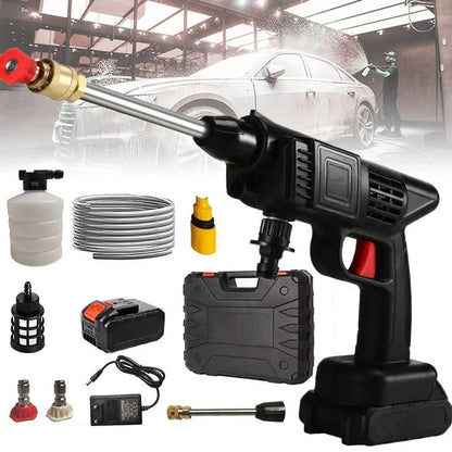 Rechargeable Wireless Car Wash Machine – Cordless High-Pressure Spray Gun