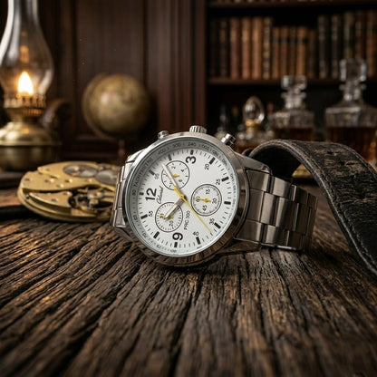 Chronograph Stainless Steel Watch