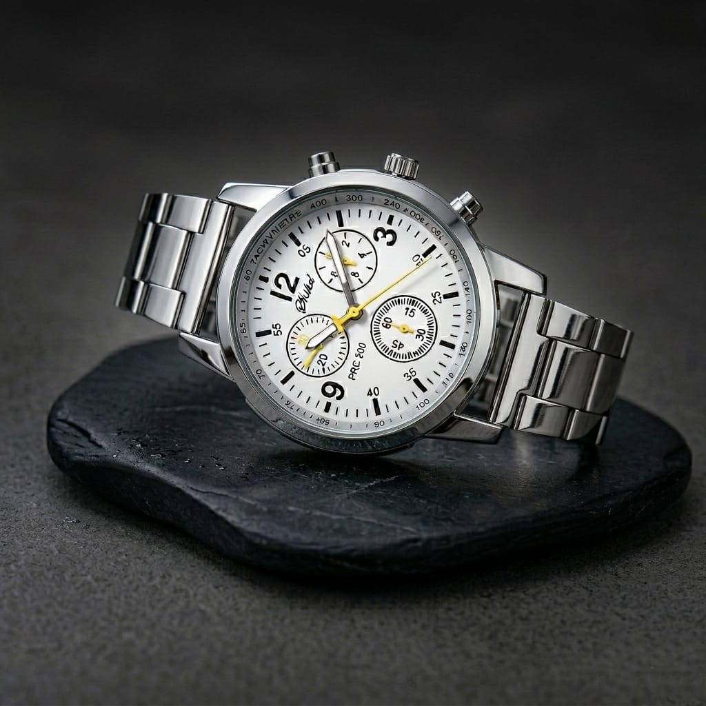 Chronograph Stainless Steel Watch