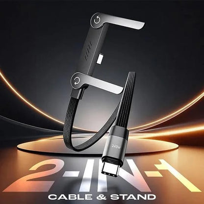 240W 4-in-1 Retractable Fast Charging Cable