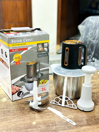 Silver Crest Electric & Manual Food Chopper