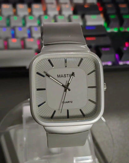 Silver Edge Quartz Master Watch