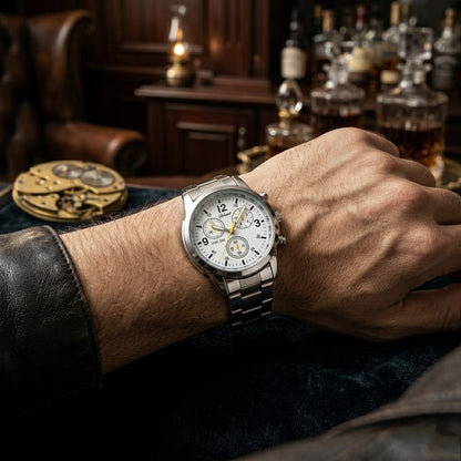 Chronograph Stainless Steel Watch