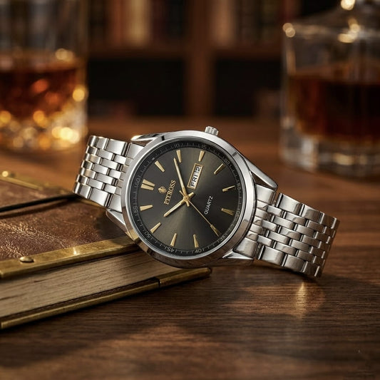 Stainless quartz diver Watch