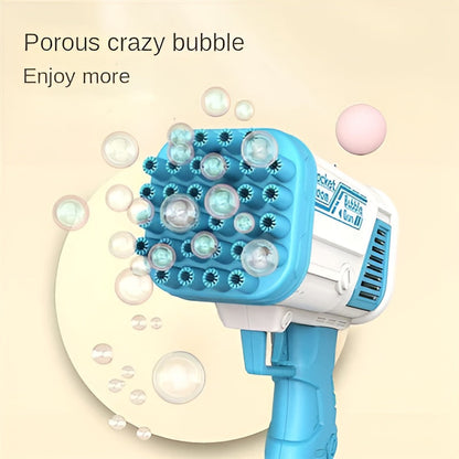 36 / 8 Hole Bazooka Bubble Water Gun | Bazooka Water Bubble Gun Toy For Kids, Toddlers | Out Door Fun Water Spray Gun (random Color)